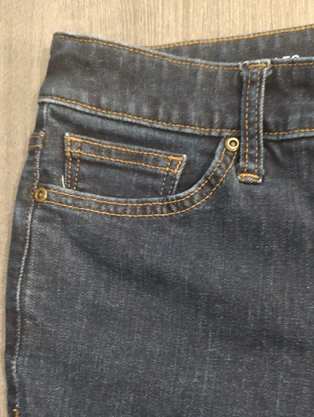 St. John's Bay Dark Blue Straight-Leg Men's Jeans